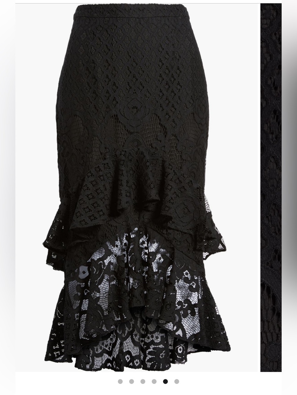 Chelsea28 Tiered Lace Midi Skirt